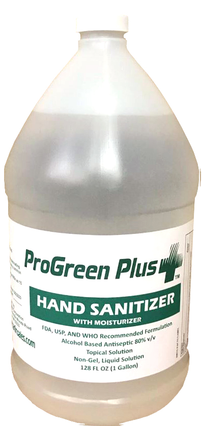 ProGreen Plus Hand Sanitizer 1 Gallon Jug - Safety Supplies